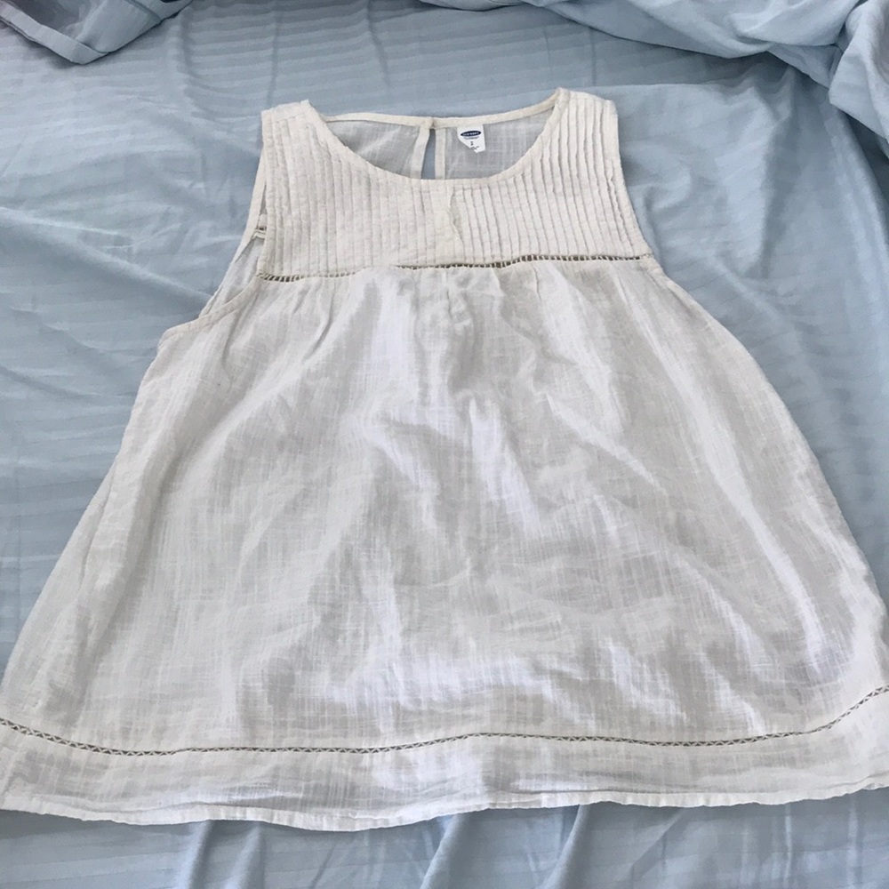 White tank top